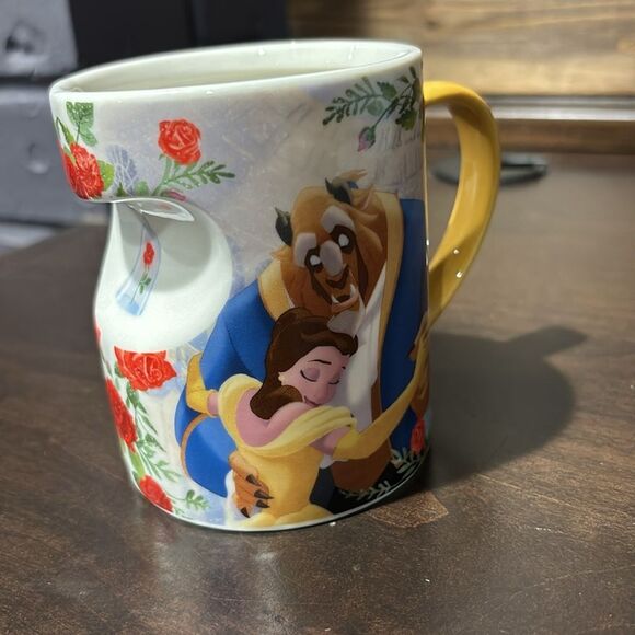 Disney Beauty and the Beast Heart Cutout Coffee Mug - Picture 4 of 10